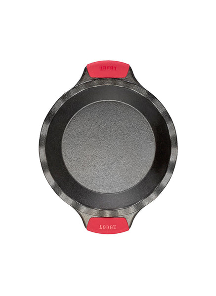 Lodge Cast Iron Pie Pan 9 with Silicone Grip + Reviews